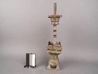 錫製壽字燭臺藏品圖，第1張