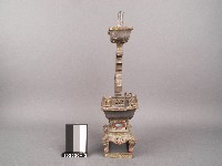 錫製壽字燭臺藏品圖，第1張