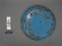 鐵胎琺瑯盤藏品圖，第3張