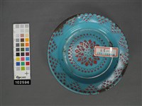 鐵胎琺瑯盤藏品圖，第1張