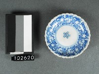 花紋青花碟藏品圖，第1張