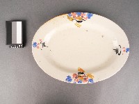 彩繪花卉紋盤藏品圖，第1張