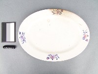 彩繪花卉紋盤藏品圖，第1張