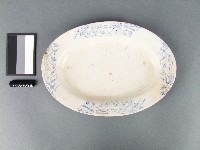 青花花卉紋盤藏品圖，第1張