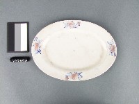 彩繪花卉紋盤藏品圖，第1張