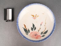 彩繪花卉飛鳥紋盤藏品圖，第1張