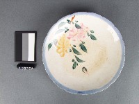 彩繪花卉紋盤藏品圖，第1張