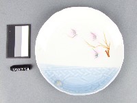 彩繪花卉紋盤藏品圖，第1張