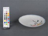 彩繪花卉紋盤藏品圖，第2張