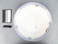 彩繪團花盤藏品圖，第1張