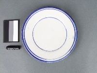 青花線紋盤藏品圖，第1張