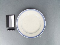 青花線紋盤藏品圖，第1張