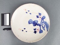 彩繪花卉壽字盤藏品圖，第1張