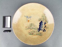 彩繪松鶴紋盤藏品圖，第1張