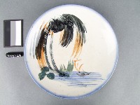 彩繪椰子紋盤藏品圖，第1張