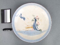 彩繪山水紋盤藏品圖，第1張