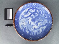 青花鳳紋盤藏品圖，第1張