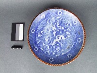 青花鳳紋盤藏品圖，第1張