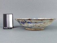 青花山水花卉紋盤藏品圖，第2張