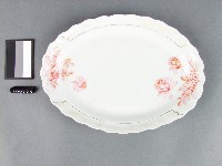 紅彩花卉紋盤藏品圖，第1張