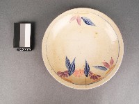 彩繪花卉紋盤藏品圖，第1張