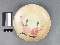 彩繪花卉紋盤藏品圖，第1張