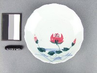 三彩荷花紋盤藏品圖，第1張