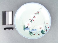 彩繪花卉紋盤藏品圖，第1張