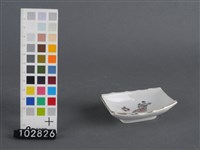 黑紅彩福松紋碟藏品圖，第2張