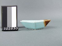 赤藍彩花卉紋碟藏品圖，第2張