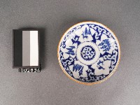 青花林景鹿紋碟藏品圖，第1張