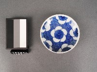 青花花卉紋碟藏品圖，第1張