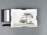金釉綠彩松鶴紋碟藏品圖，第1張