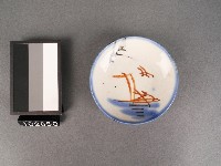 彩繪山水紋碟藏品圖，第1張