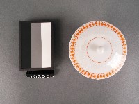 紅彩串錢紋杯藏品圖，第2張