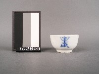 青花壽字杯藏品圖，第1張