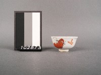 黑紅彩人物紋杯藏品圖，第1張