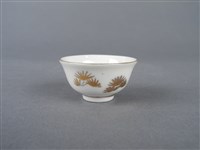 金紅彩松壽字杯藏品圖，第7張