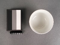 青花橘彩花卉紋杯藏品圖，第2張