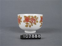 彩繪花卉紋杯藏品圖，第4張