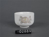 彩繪花卉囍字杯藏品圖，第3張