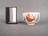紅綠彩魚紋杯藏品圖，第1張