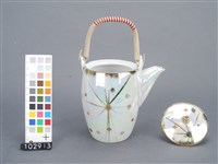金紅彩茶壺藏品圖，第3張
