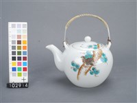 彩繪松鳥紋茶壺藏品圖，第1張