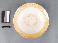 黃金釉花卉紋碗藏品圖，第1張