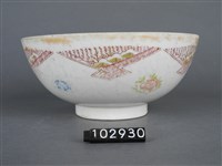 黃金釉彩繪扇形紋碗藏品圖，第3張