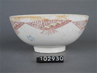 黃金釉彩繪扇形紋碗藏品圖，第7張