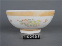 黃金釉彩繪花鳥紋碗藏品圖，第3張