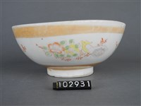 黃金釉彩繪花鳥紋碗藏品圖，第4張