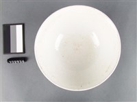 黃金釉彩繪壽桃囍字碗藏品圖，第3張